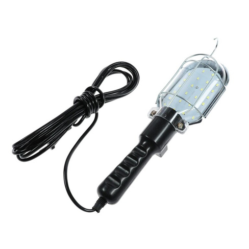 Светильник переносной светодиодный luazon lighting с выключателем, 10вт, 24led, 5 м, черный Luazon Lighting
