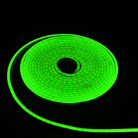 Гибкий неон luazon lighting 6 × 12 мм, ip65, 5 м, smd2835, 120 led/м, 12 в, свечение зеленое Luazon Lighting