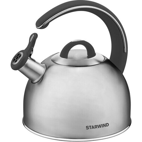 Чайник металлический Starwind Chef Family 2.8л. серебристый (SW-CH1106) STARWIND