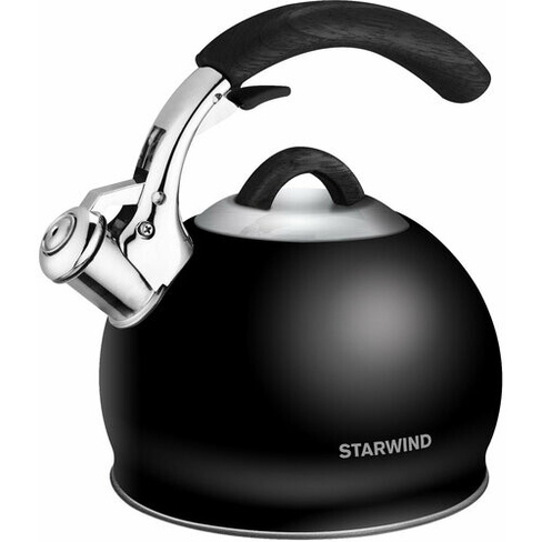 Чайник металлический Starwind Chef Concept 3л. черный (SW-CH1510) STARWIND