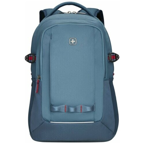 Городской рюкзак WENGER NEXT Ryde, с отделением для ноутбука 16", голубой/деним, переработанный ПЭТ/Полиэстер, 32х21х47