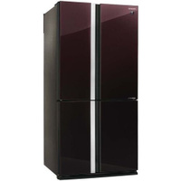 Холодильник трехкамерный Sharp SJ-GX98PRD No Frost, Side by Side, бордовый