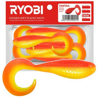 Риппер-твистер Ryobi FANTAIL (62mm), цвет CN008 (jungle cock), (5шт) RYOBI