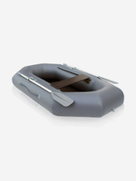 Лодка ПВХ "Компакт-220N"- ФС фанерная слань (серый цвет) упаковка-мешок оксфорд, Compakt
