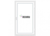 Пластиковое окно шестикамерное Rehau Geneo 86 (Рехау Генео) 1000х1000 одностворчатое