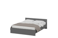 Денвер кровать двуспальная универсальная 1,6м Графит серый (без основания) NN