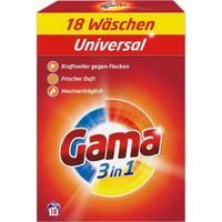 Порошок стиральный универсальный Gama Regular 1.17 кг 50000903