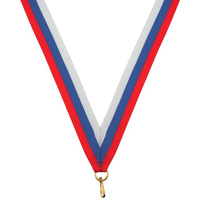 Лента для медалей 2.4 см Триколор