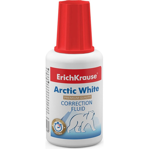 Корректирующая жидкость ErichKrause Arctic white