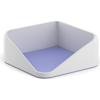 Пластиковая подставка для бумажного блока ErichKrause Forte, Pastel, белый с фиолетовым