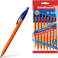 Набор шариковых автоматических ручек ErichKrause R-301 Matic Orange 1.0