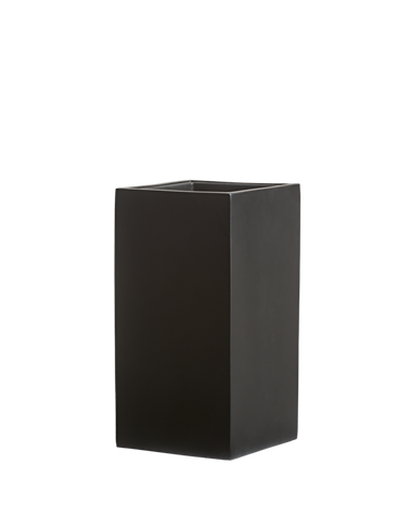 Кашпо TREEZ Effectory Black Stone Высокий куб Антрацит 31х31 см, в-97 см 1/1 41.33-12-22-086-BLCK-097