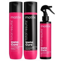 Matrix - Набор против ломкости и пористости волос Total results Instacure (шампунь 300 мл + кондиционер 300 мл + спрей 2