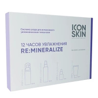 ICON SKIN Набор для интенсивного увлажнения (пенка 50 мл + тоник 50 мл + сыворотка 15 мл + крем 20 мл) Re:Mineralize tri