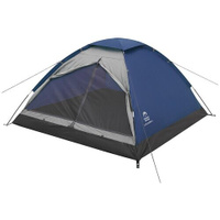 Палатка кемпинговая трёхместная Jungle Camp Lite Dome 3, синий/серый