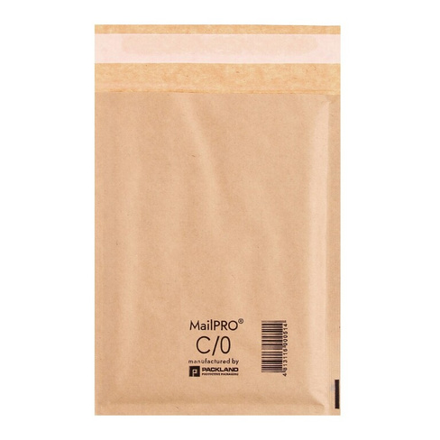 Крафт-конверт с воздушно-пузырьковой пленкой mailpro с/0, 15 х 21 см, kraft Calligrata