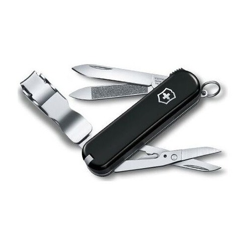 Складной нож Victorinox Nail Clip 580, функций: 8, 65мм, черный [0.6463.3]