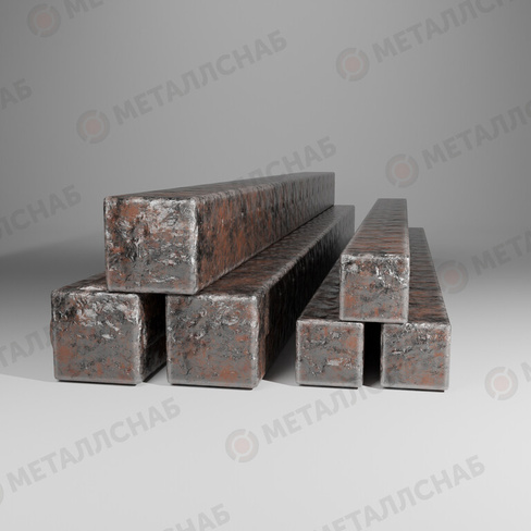 Поковка 550 мм сталь Ст3 квадратная ГОСТ 7505-89