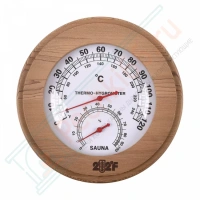 Термогигрометр 10-R круг, канадский кедр (212F)