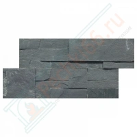 Плитка из камня Сланец чёрный 350 x 180 x 10-20 мм (0.378 м2 / 6 шт)