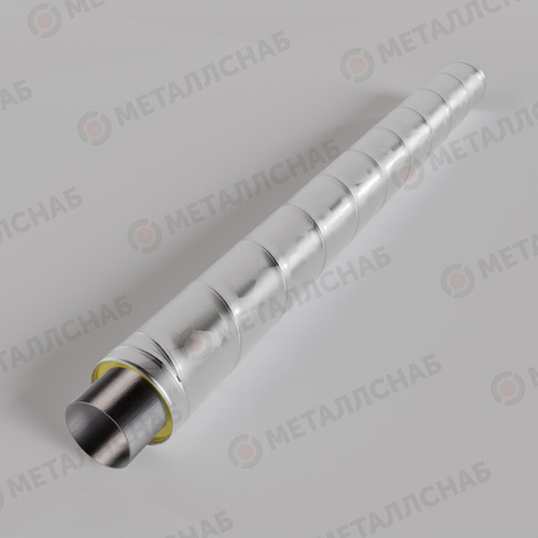 Труба стальная в ППУ ОЦ изоляции 630 мм ГОСТ 30732-2020 оцинкованная