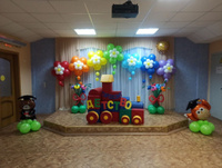 Оформление праздника в детском саду " Выпускной"