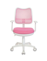 Кресло детское Бюрократ CH-W797/PK/TW-13A сетка розовый