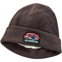 Флисовая шапка Alaskan Black Salmon коричневая AWCBSK