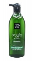 Mise En Scene - Восстанавливающий шампунь для чувствительной кожи головы Energy from Jeju Green Tea Scalp Care, 680 мл