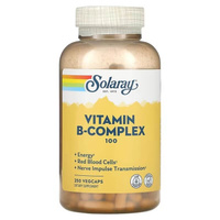 Витамин В-комплекс 100 Solaray, 250 капсул
