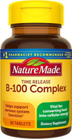 Витамины группы B Nature Made B-100 Complex, 3 упаковки по 60 таблеток