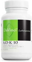 DaVinci Labs ADK 10 добавка с витамином А, витамином D3 (10 000 МЕ) и витамином К2, 90 капсул