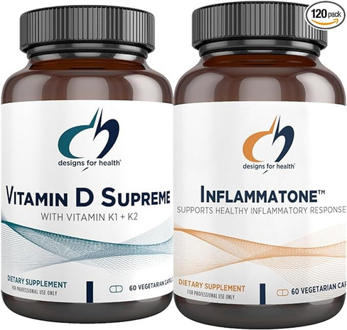 Витамин D Supreme + комплект Inflammatone — витамин D3 5000 МЕ + 2000 мкг витамина К