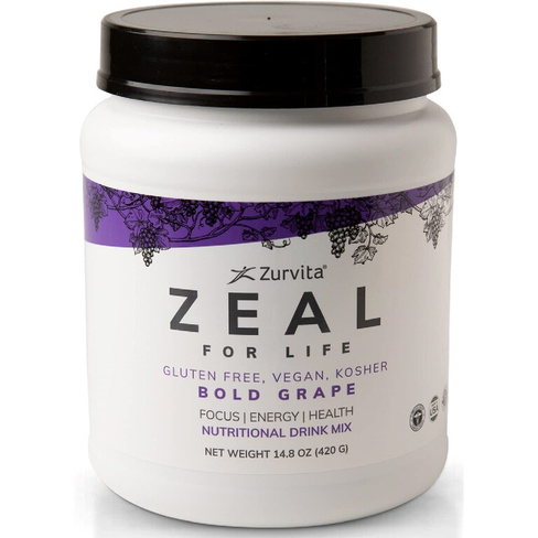 Витаминно-минеральный комплекс Zurvita Zeal for Life со вкусом винограда, 420гр