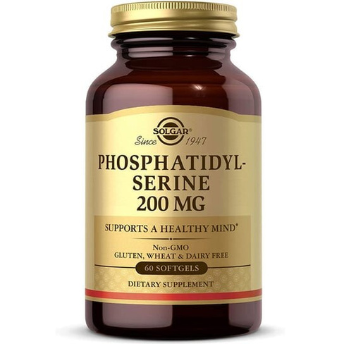 Solgar, Фосфатидил-серин 200 мг 60 капсул