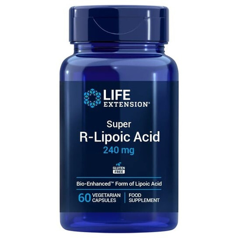 Life Extension, Super R-липоевая кислота ЕС (60 капсул.)