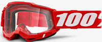 100% очки для мотокросса Accuri II Essential 1, красный