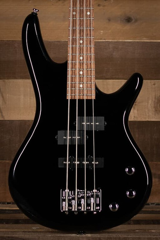 Ibanez GSRM20 Mikro 4-струнный бас, глянцевый черный Gio Mikro 4 String Bass