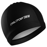 Шапочка для плавания ONLITOP Swim, черный