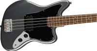 Басс гитара Squier Affinity Series Jaguar Bass H, Laurel Fingerboard, Black Pickguard, Charcoal Frost Metallic