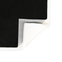 Комплект для перетяжки мебели, 100 × 150 см: иск.кожа, поролон 20 мм, черный No brand