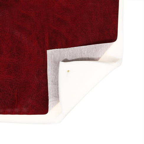 Комплект для перетяжки мебели, 50 × 100 см: иск.кожа, поролон 20 мм, бордовый No brand