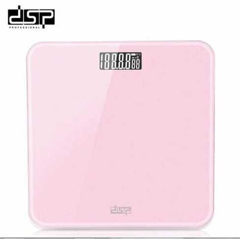 Ультрасовременные и стильные напольные электронные весы KD-7001/Розовые DSP