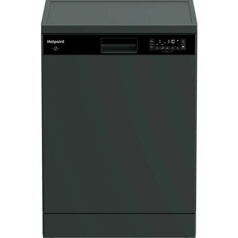 Посудомоечная машина HOTPOINT HF 5C82 DW A, полноразмерная, напольная, 59.8см, загрузка 15 комплектов, антрацит [8698947
