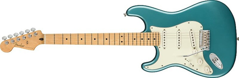 Электрогитара Fender Player Stratocaster Left-Handed with Maple Fretboard 2018 - 2021 Tidepool