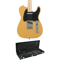 Электрогитара Squier Affinity Series Telecaster Electric Guitar with Hard Case - Butterscotch Blonde with Maple Fingerbo