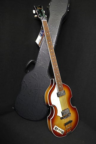 Басс гитара Hofner HCT-500/1L SB Left Handed Contemporary Beatle Bass Hard To Find Brown Sunburst & Hofner CASE