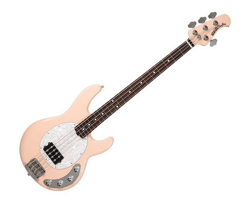 Басс гитара Ernie Ball Music Man Stingray Special 4 HH Bass Guitar w/ Case - Pueblo Pink