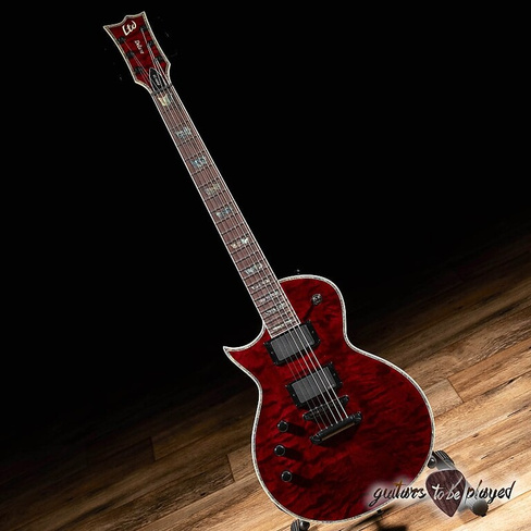 Электрогитара ESP LTD EC-1000 LH Quilted Maple EMG Left-Handed Guitar – See Thru Black Cherry