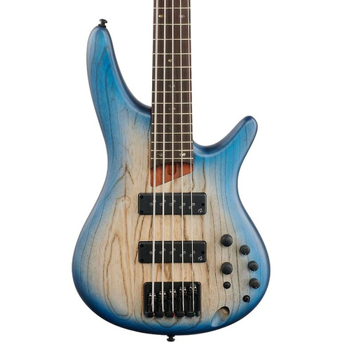 Басс гитара Ibanez SR605E Electric Bass, 5-String, Cosmic Blue Starburst Flat